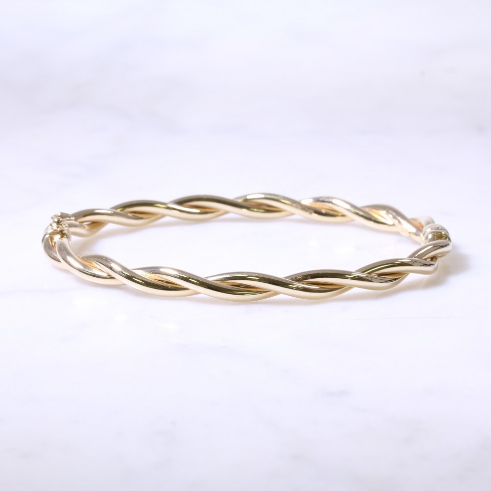 Twist Hinged Bangle