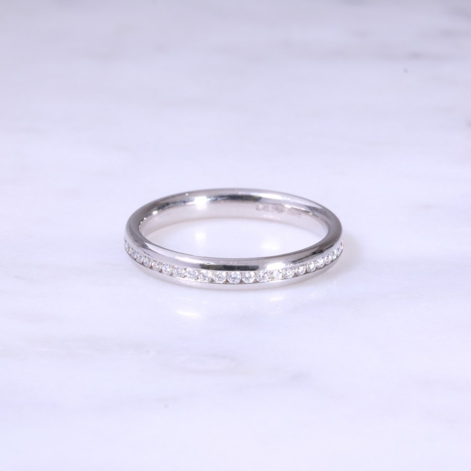 Channel Set Diamond Full Eternity Ring