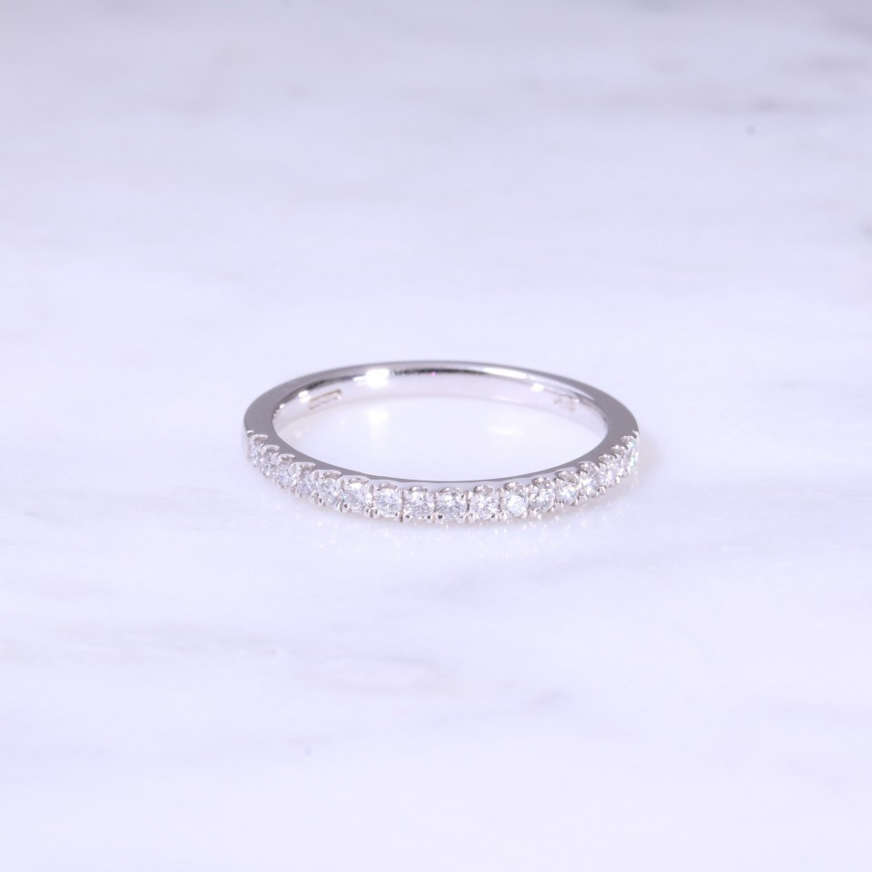 Fine Claw Set 1/2 Eternity Ring