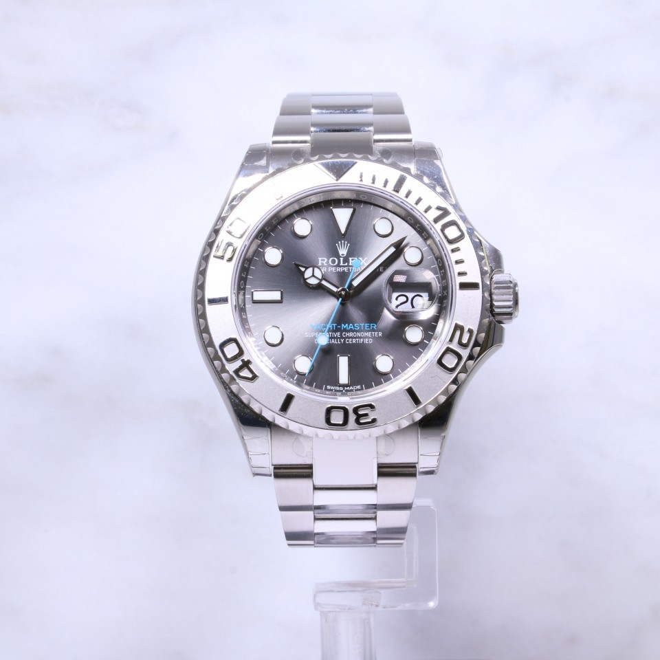 Rolex Yacht-Master 40 116622 Rhodium Dial Factory Stickers