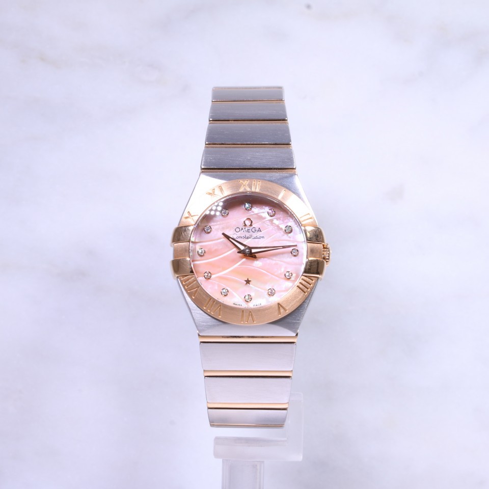 Omega Constellation Midsize Steel & Rose Gold