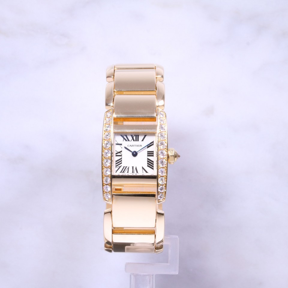 Cartier Tankissime 18ct Gold Diamond Set WE7007ML