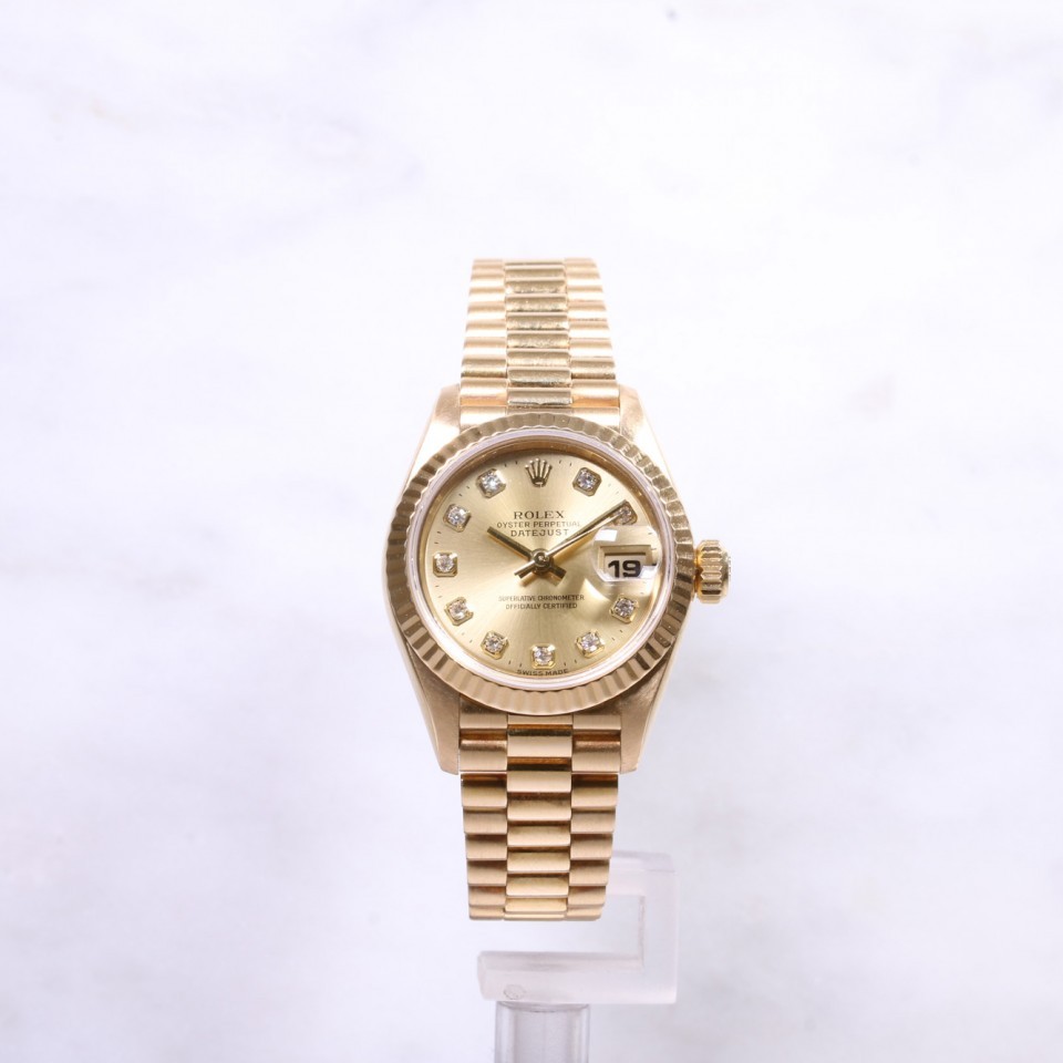 Ladies Rolex Datejust 69178 18ct gold