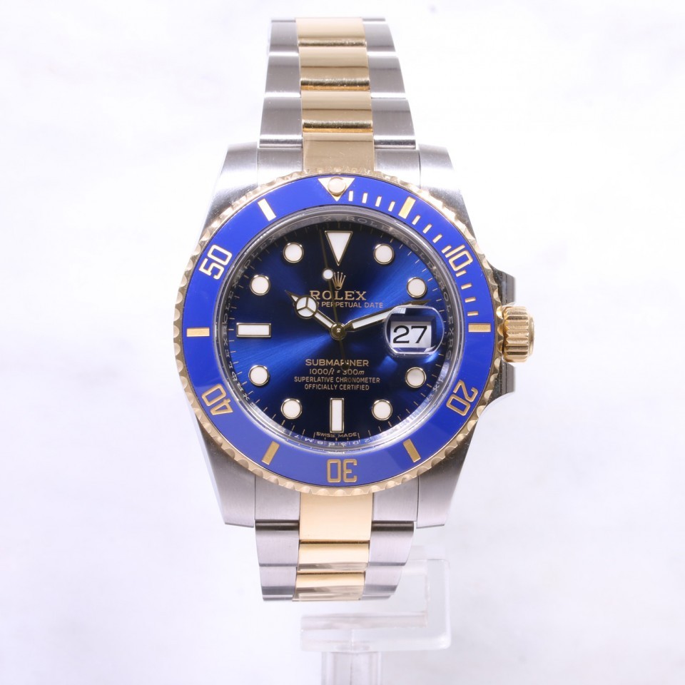 Rolex Submariner 116613LB Steel & Gold Blue Dial