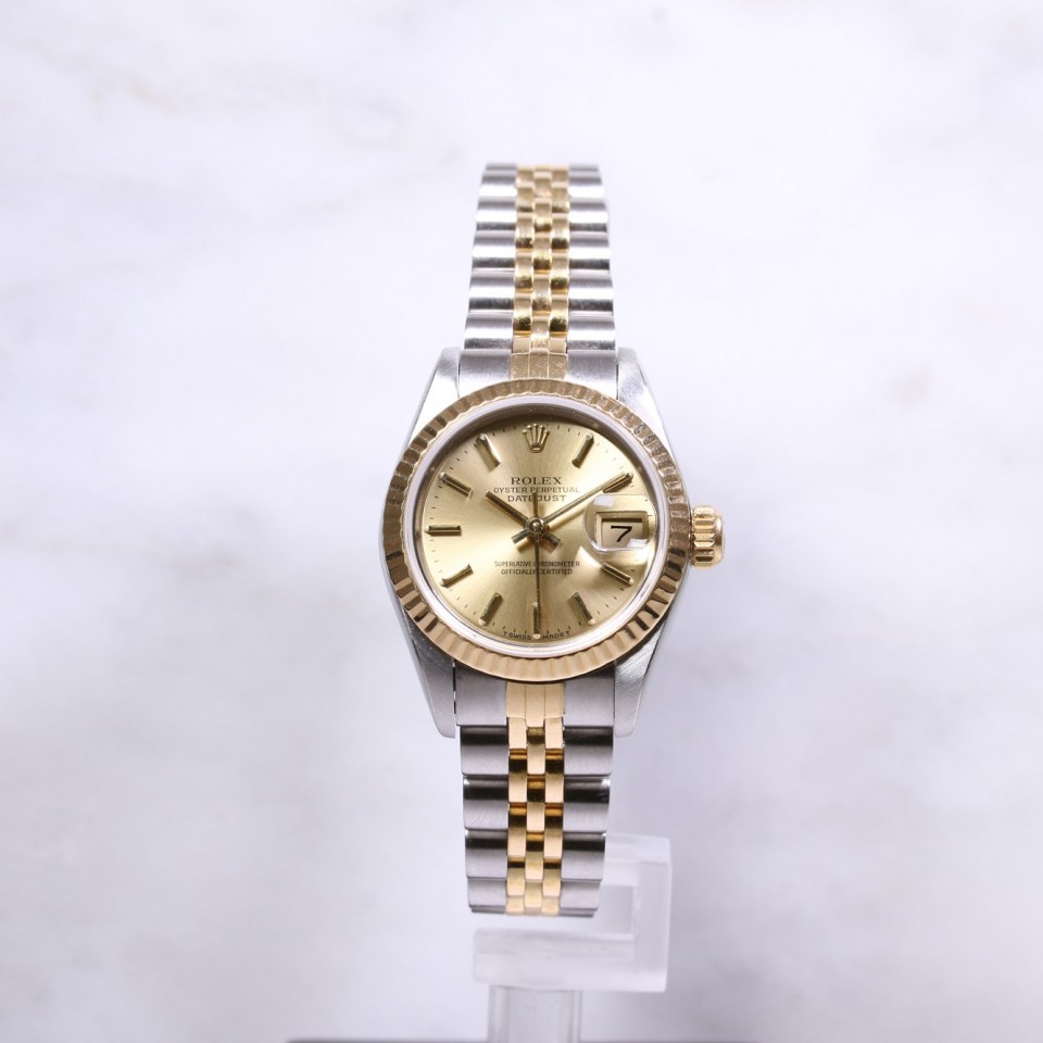 Ladies Rolex Datejust 69173 Steel & Gold