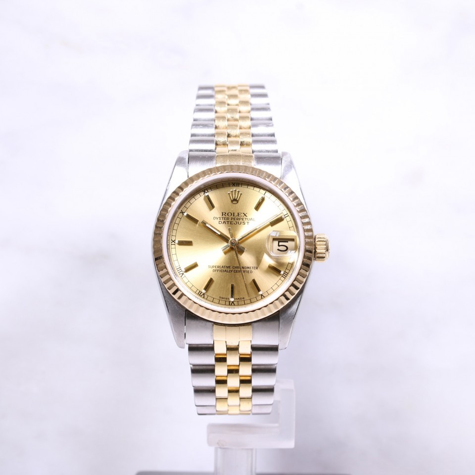 Midsize Rolex Datejust 68273 31mm Steel & Gold