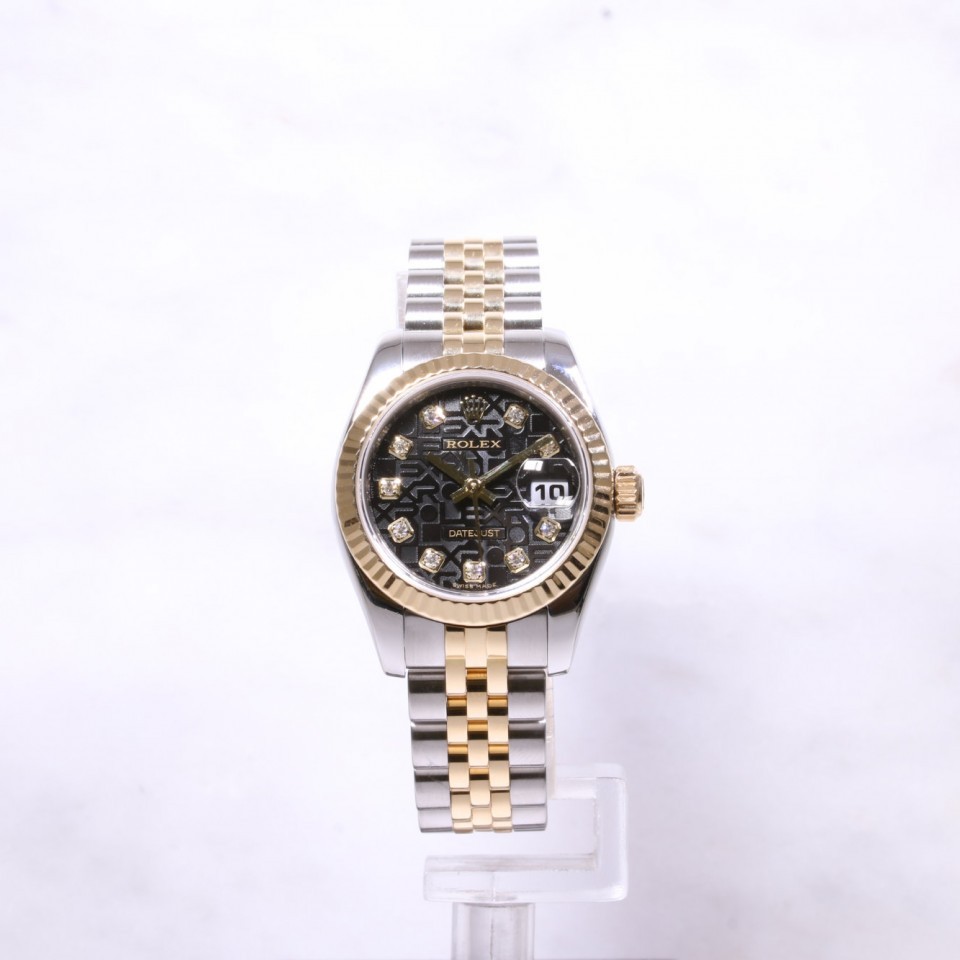 Ladies Rolex Datejust 179173 Steel & Gold