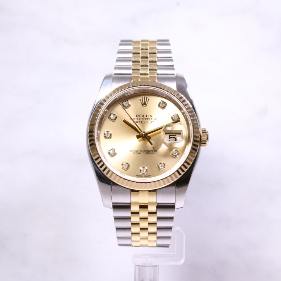 Rolex Datejust 36mm 116233 Steel & Gold