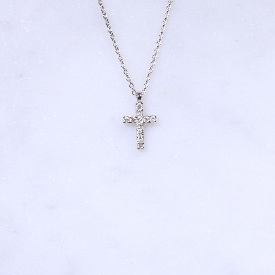 Diamond Cross Pendant