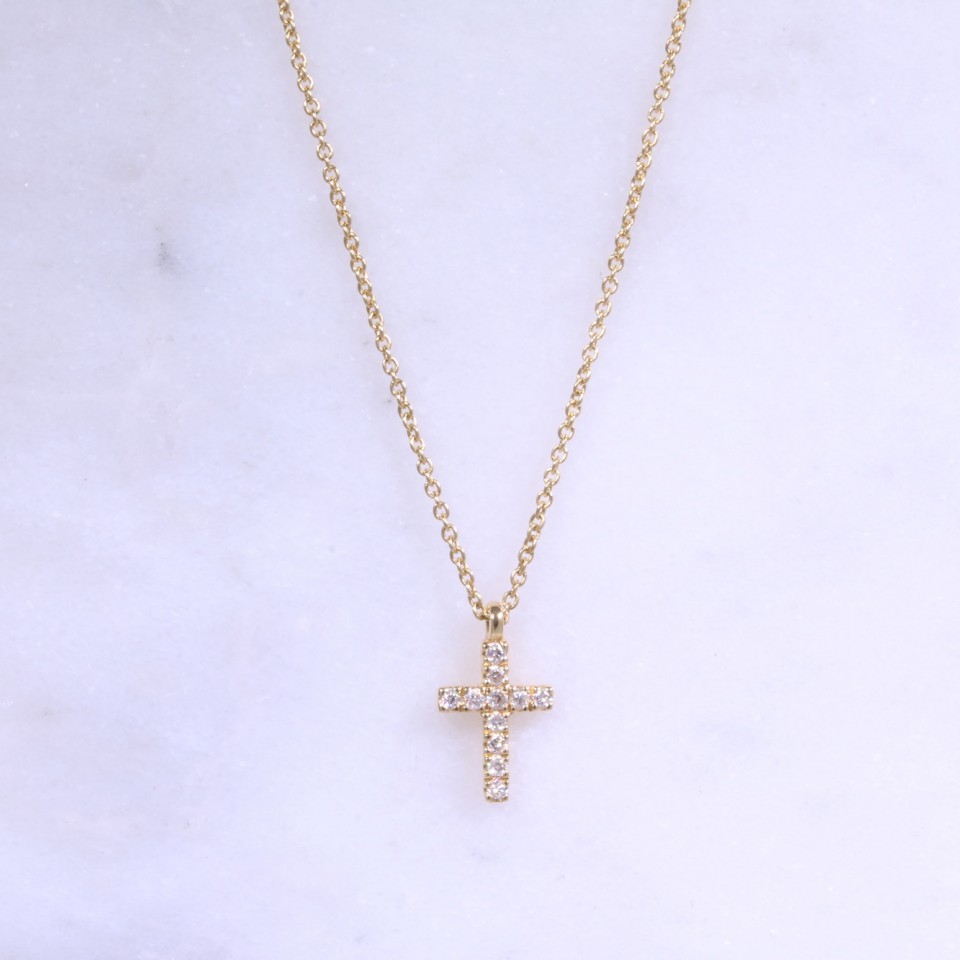 Diamond Cross Pendant