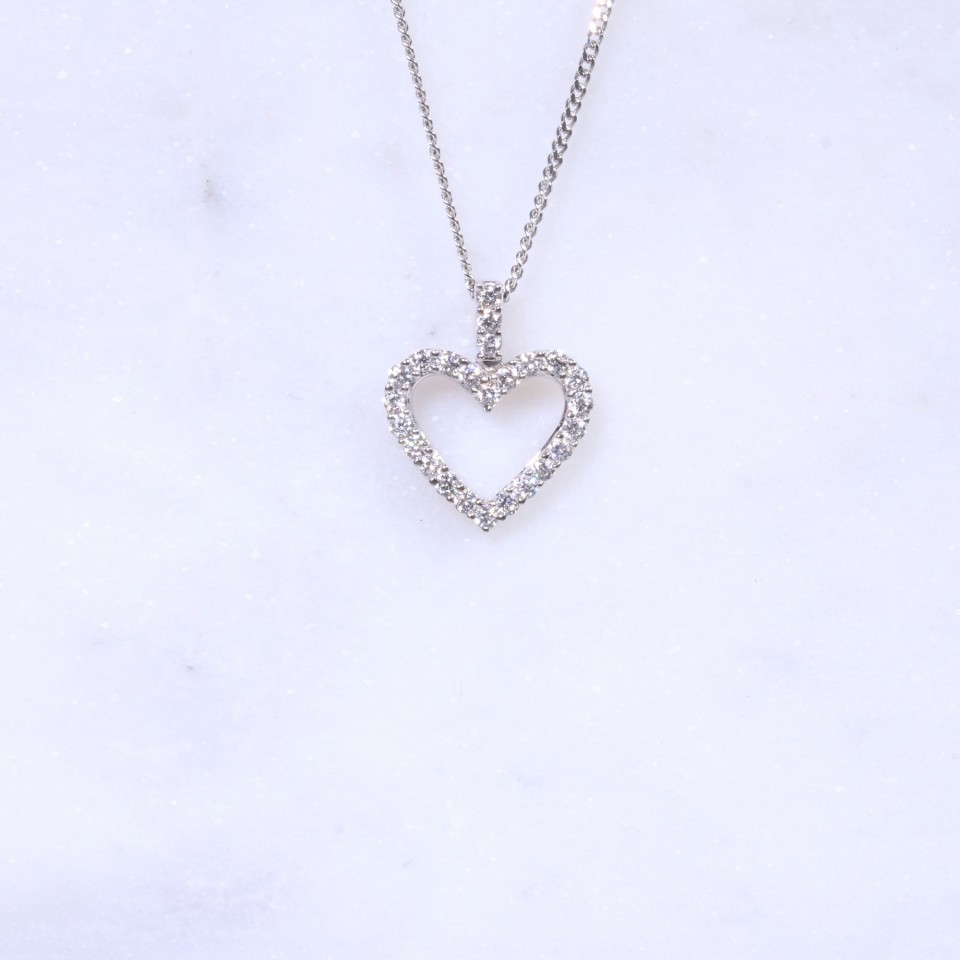 Diamond Heart Pendant