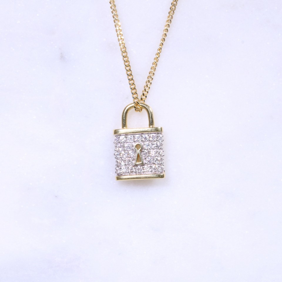 Diamond Padlock Pendant  Lanes Jewellery & Prestige Watches In