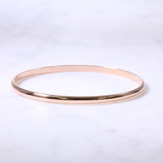 Lanes Solid D Shape Bangle