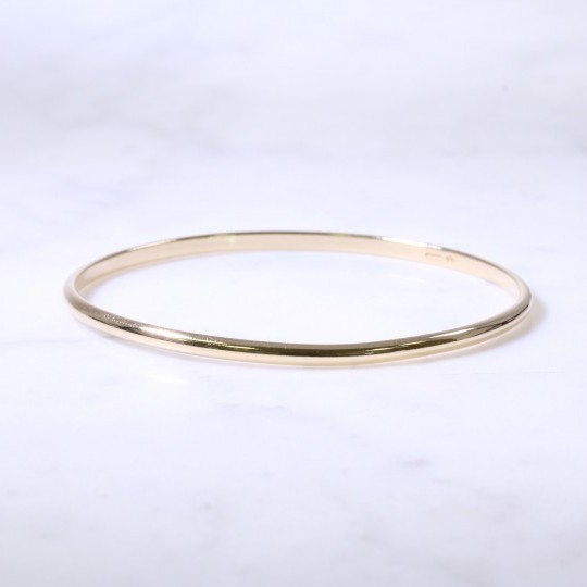 Lanes Solid D Shape Bangle