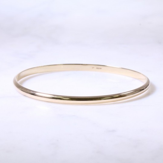 Lanes Solid D Shape Bangle