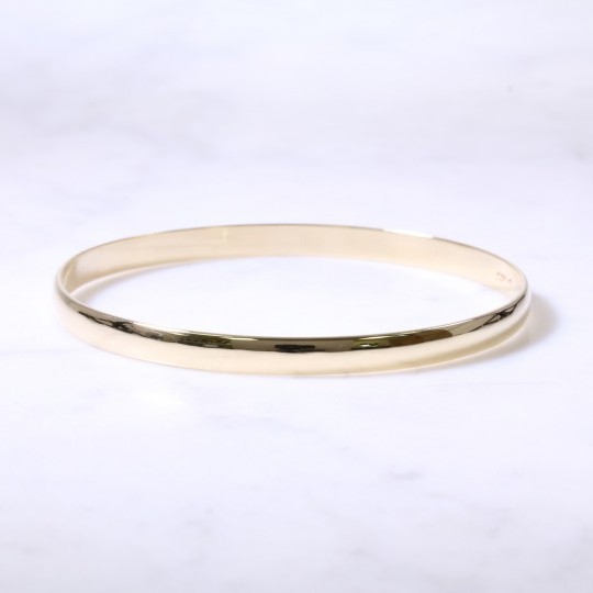 Lanes Solid D Shape Bangle