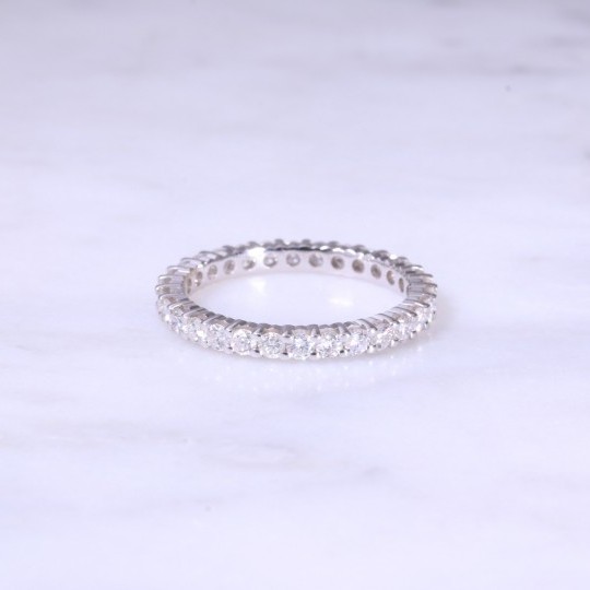 Claw Set Diamond Full Eternity Ring