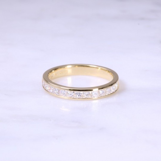 Channel Set Diamond 1/2 Eternity Ring