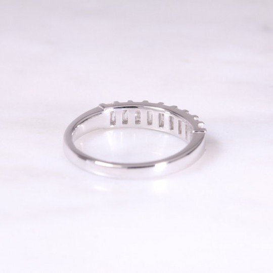 9 Stone Baguette Diamond Ring