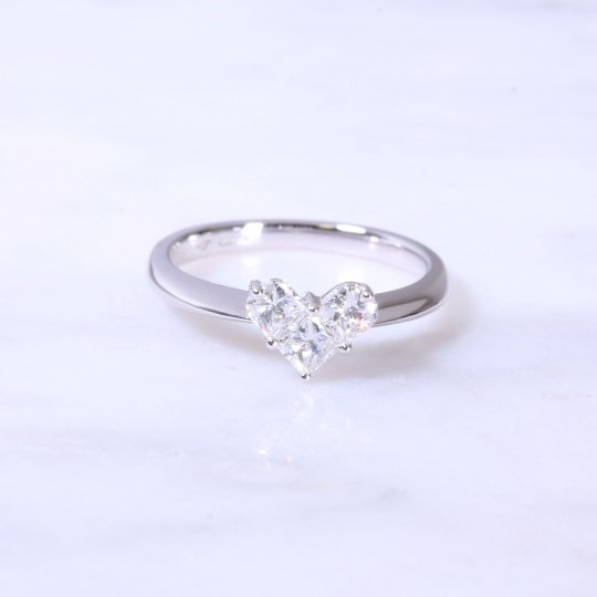 Heart Shaped Diamond Ring