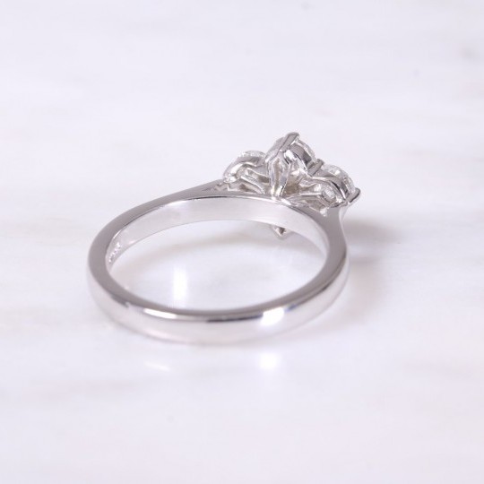 Round Brilliant Diamond 4 Stone Claw Set Ring