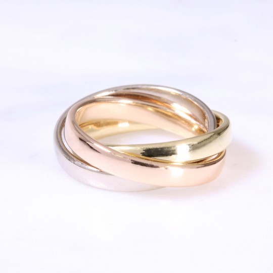 18ct 3mm Russian Wedding Ring