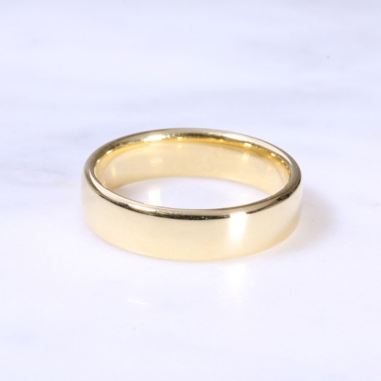 18ct 5mm Court Wedding Ring