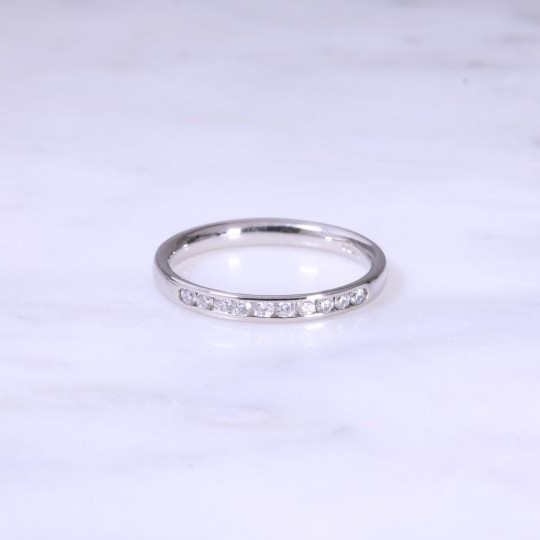 Channel Set Diamond 1/2 Eternity Ring