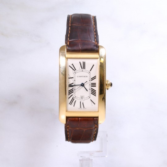 Cartier Tank Americaine W2603156 18ct gold