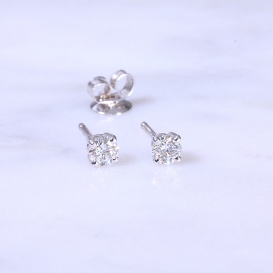 Diamond Ear Studs 0.50ct