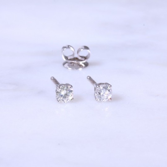 Diamond Ear Studs 0.40ct