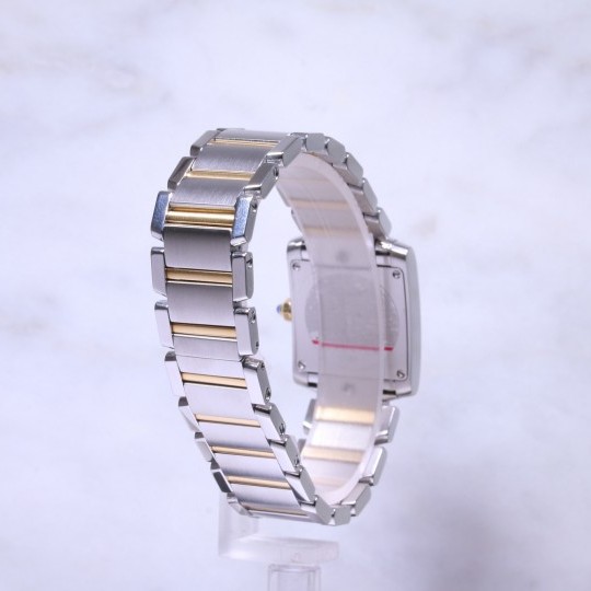 Ladies Cartier Steel & Gold Tank Francaise