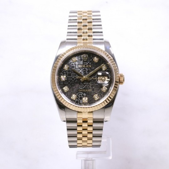 Rolex Datejust Black Diamond Dial 116233