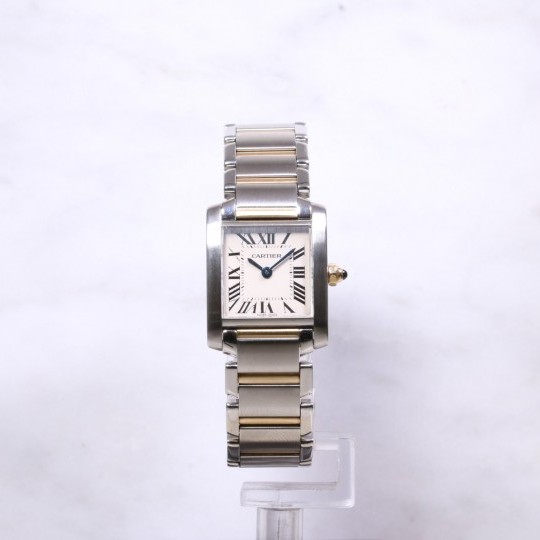 Ladies Cartier Tank Francaise Steel & Gold W51007Q4