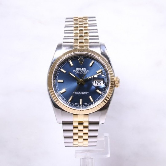 Rolex Datejust Steel & Gold Blue Dial 116233