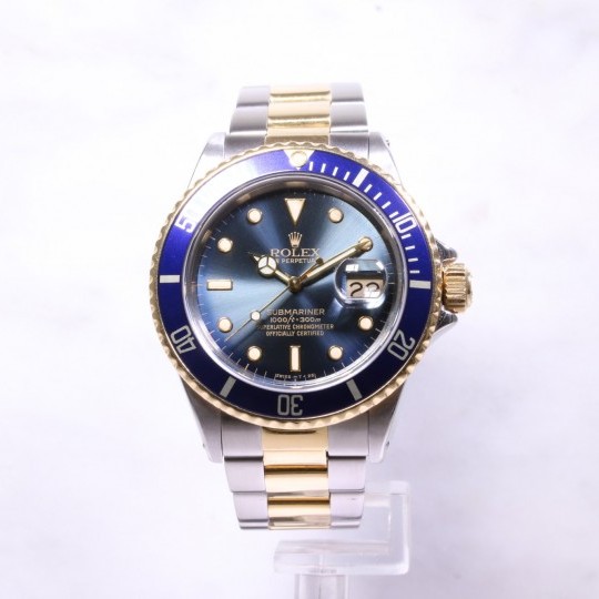 Rolex Submariner Blue Steel & Gold 16803