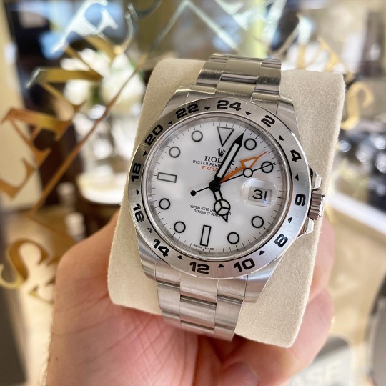 Rolex Explorer 2 216570 White Dial