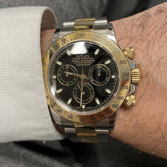 Rolex Daytona Steel and Gold 116523