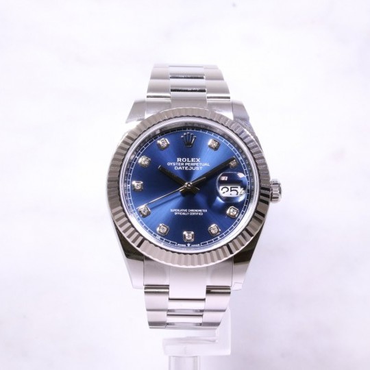 Rolex Datejust 41mm Blue Diamond Dial 126334