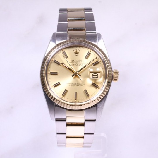 Vintage Rolex Datejust Steel & Gold 16013