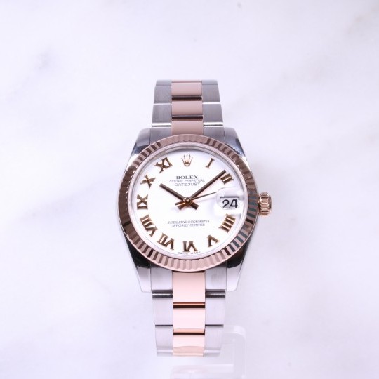 Rolex Midsize Datejust Steel & Rose Gold 178271