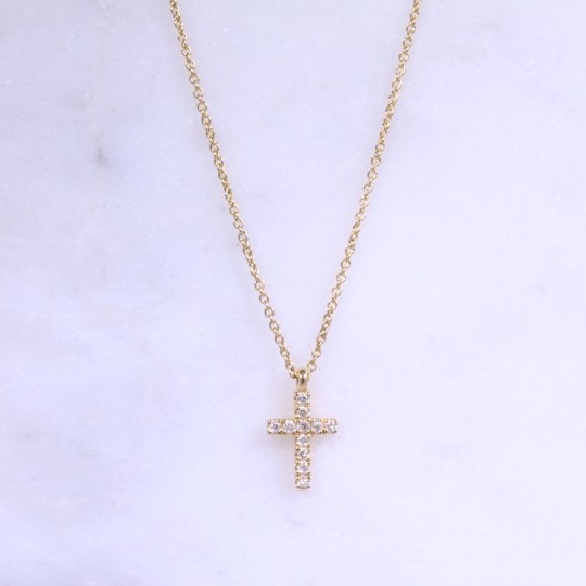 Diamond Cross Pendant