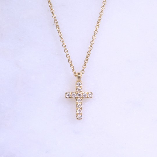 Diamond Cross Pendant