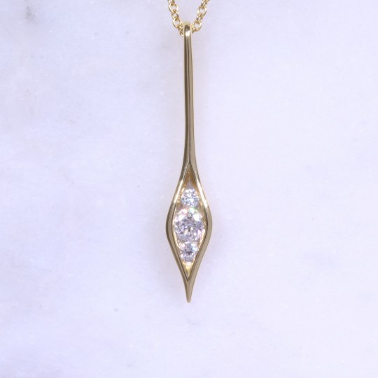 Diamond Teardrop Necklace