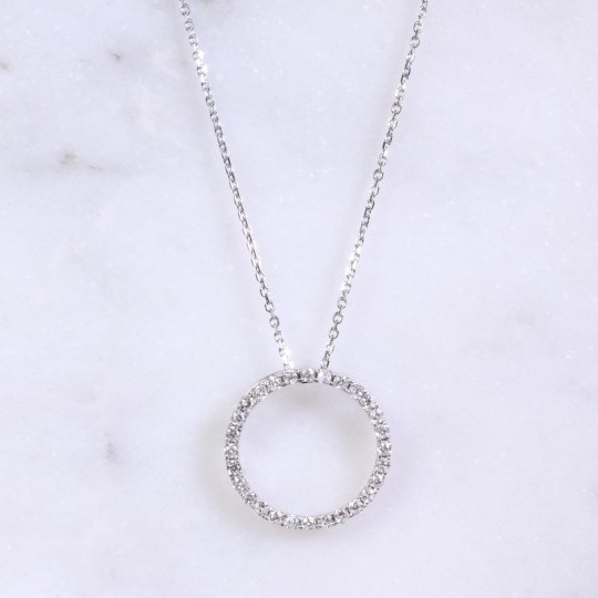 Circle Of Diamonds Necklace