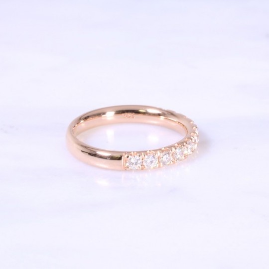 Micro Claw Set Diamond Eternity Ring 3mm