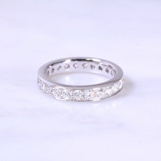 Grain Set Diamond Full Eternity Ring