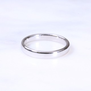 18ct 3mm Court Wedding Ring