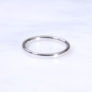 Platinum 2mm Court Wedding Ring