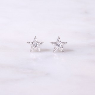 Diamond Star Earrings